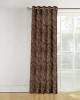 Textured design readymade curtains available in white color in various pattern
